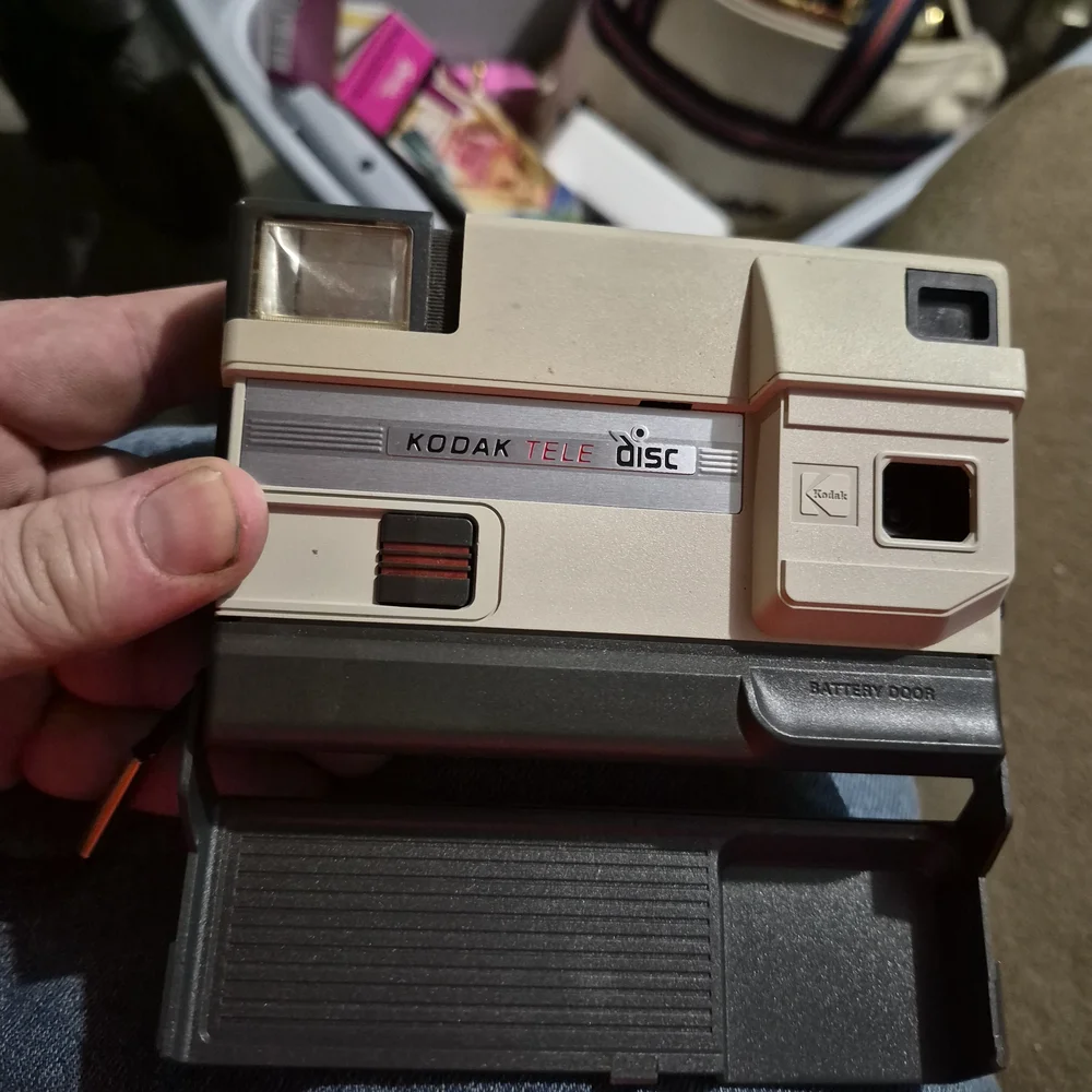 1985 Kodak Tele Disc Point-And-Shoot Camera